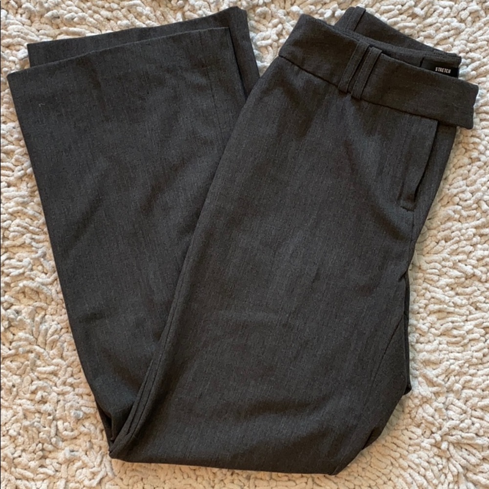 Style & Co Wide Leg Gray Suit Trouser Pants 6P